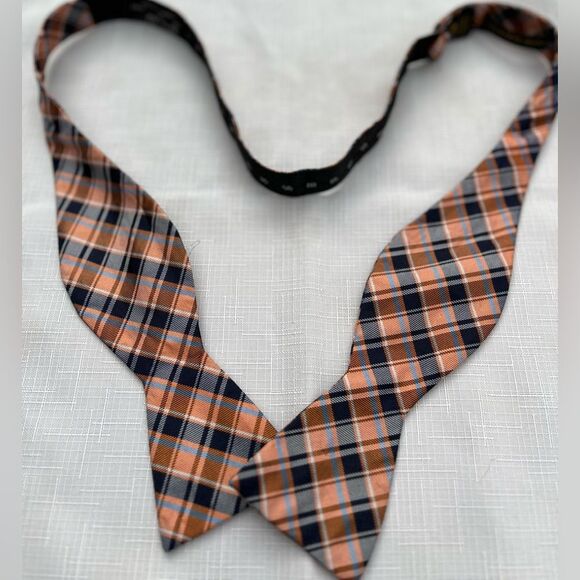 Countere Mara tricolored men’s neck bow tie. Adjustable neck strap, 109%silk, OS - Picture 3 of 3